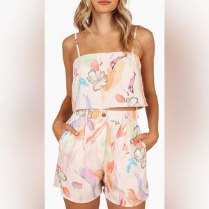 Petal & Pup Carey Floral Print Two-Piece Set - Sz M
